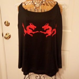 Dragon Print Tank Top